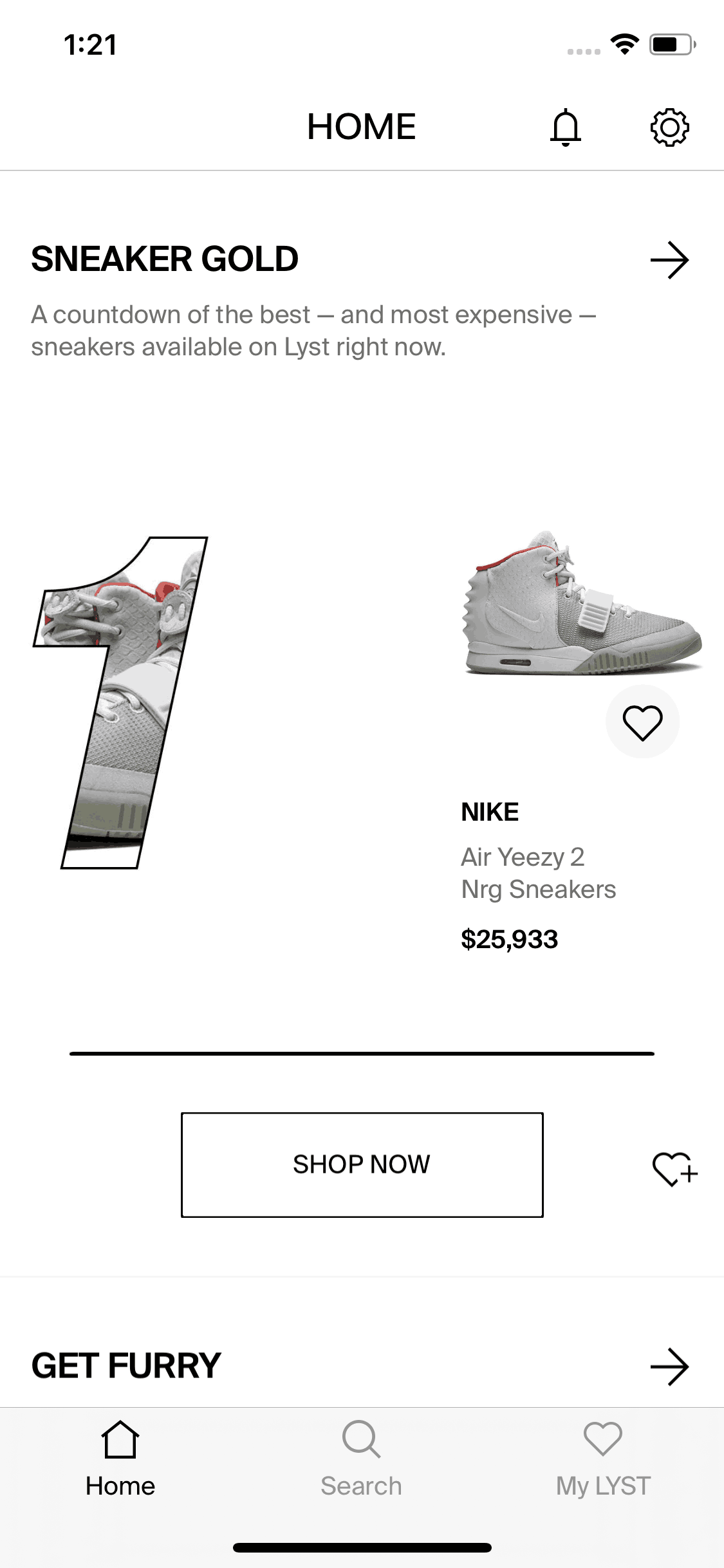 Lyst iOS Shopping interface screenshot 22