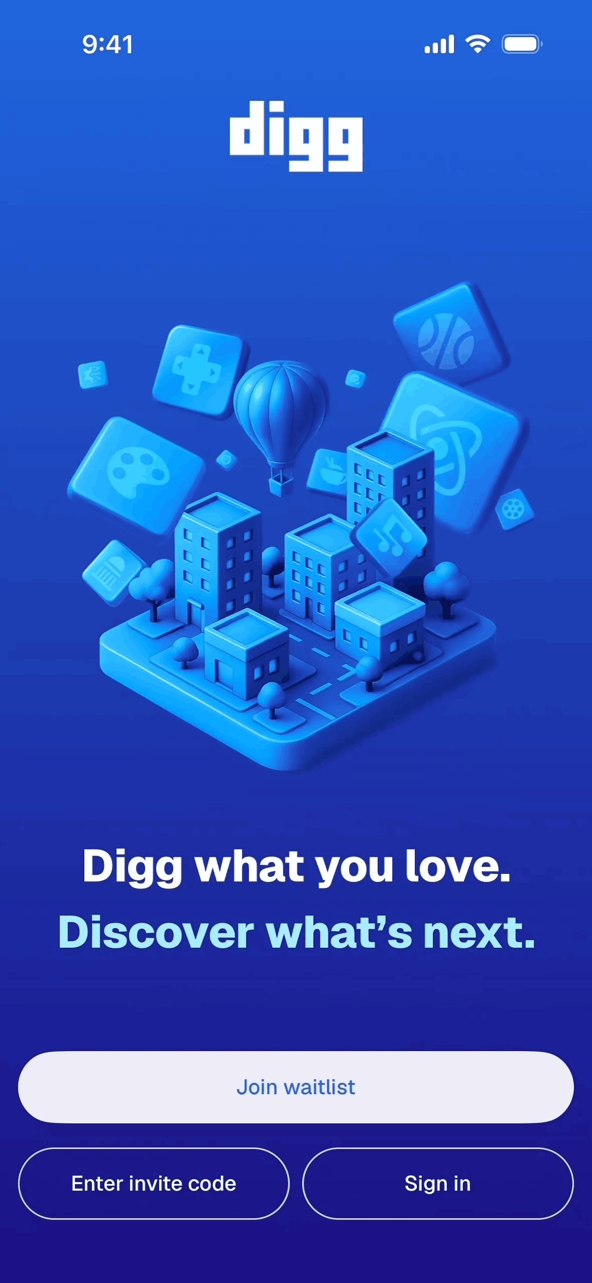Digg iOS Social Networking interface screenshot 18