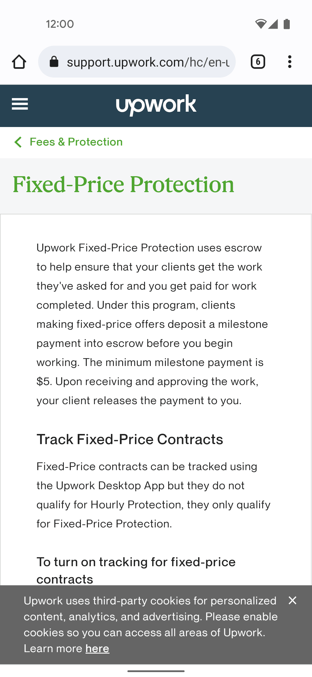 Upwork Android Business interface screenshot 21