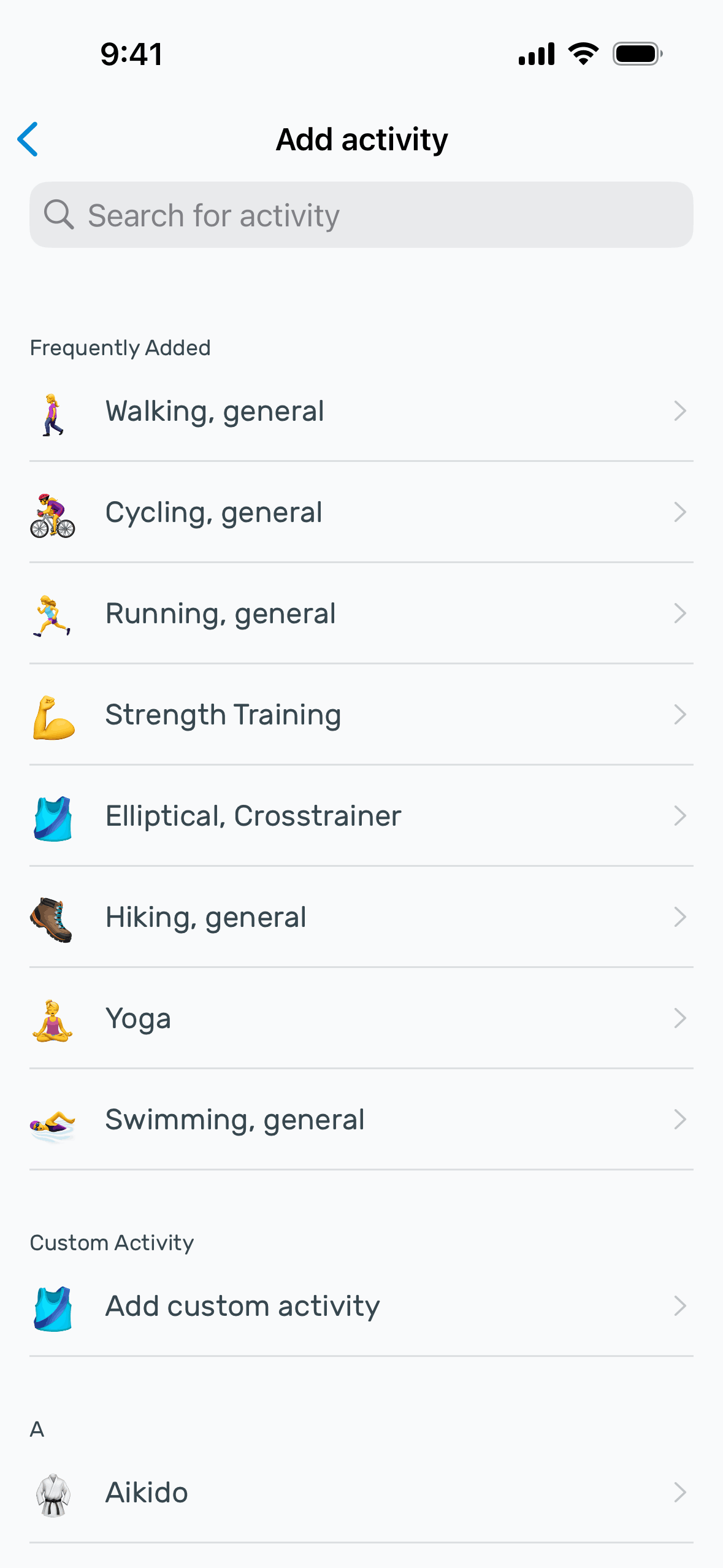 Yazio iOS Health & Fitness interface screenshot 5