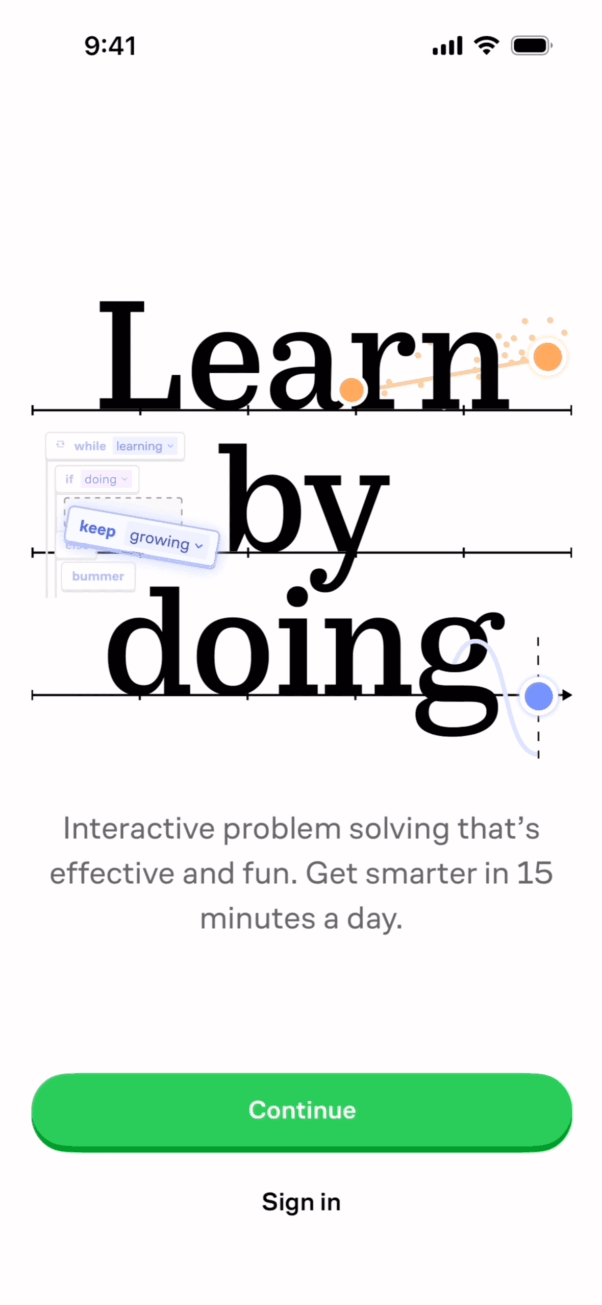 Brilliant iOS Education interface screenshot 2