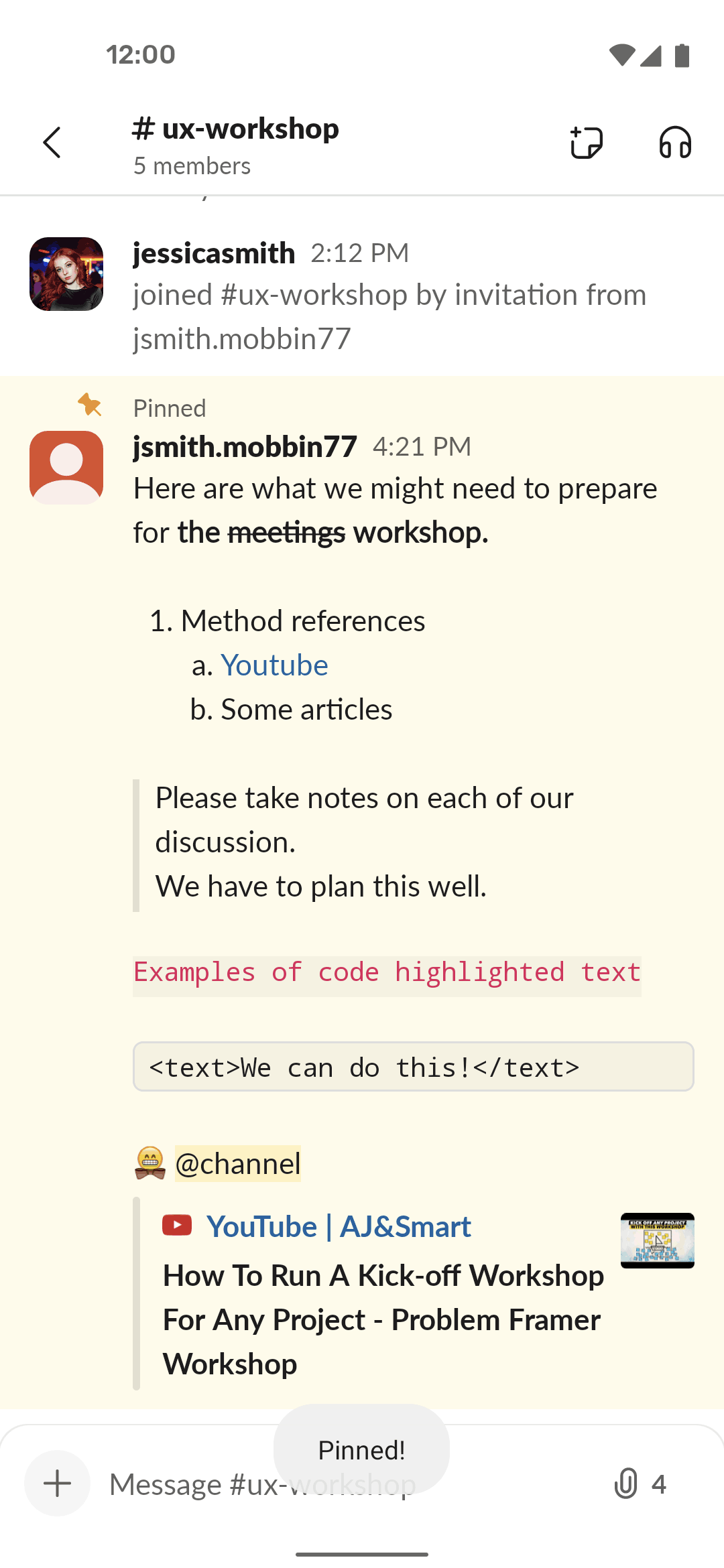 Slack Android Business interface screenshot 24