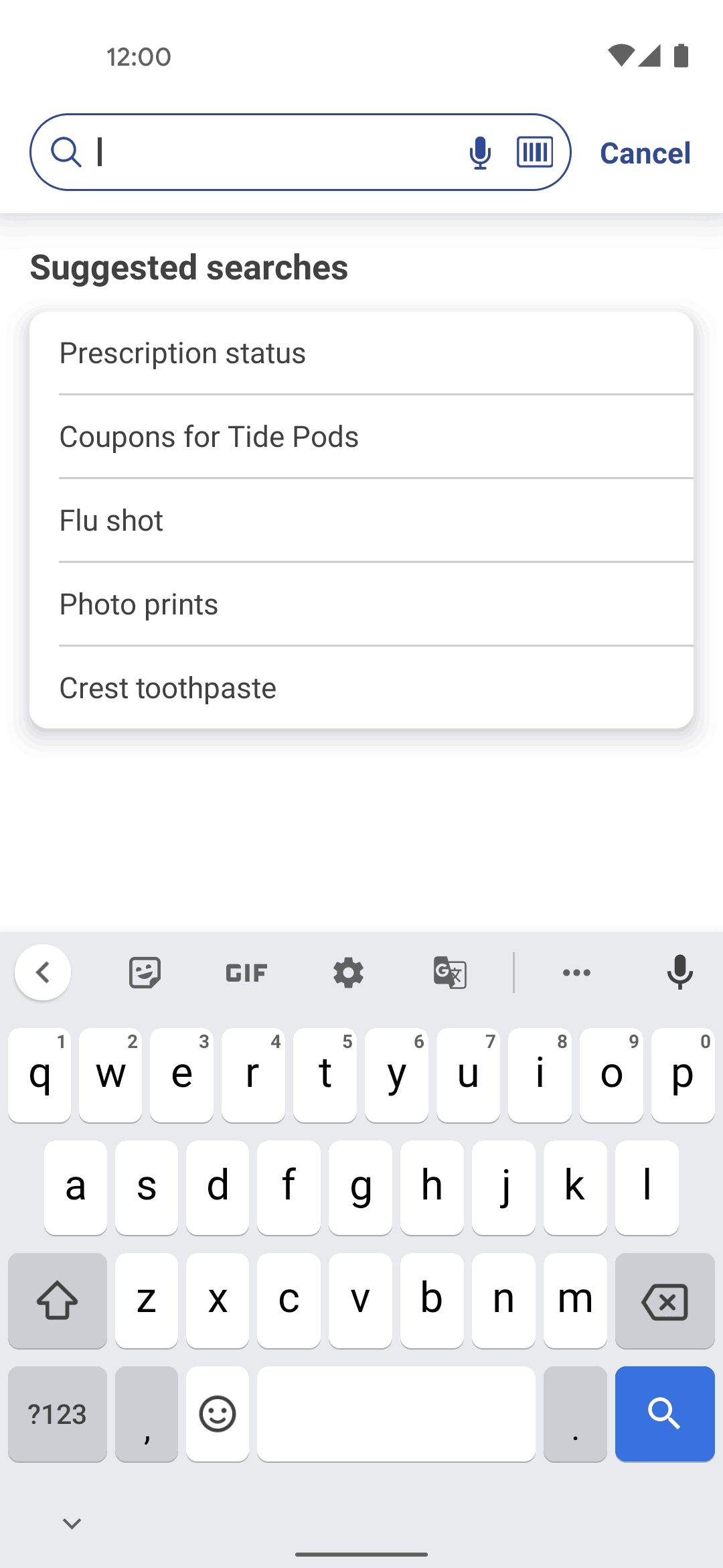 Walgreens Android Shopping interface screenshot 7