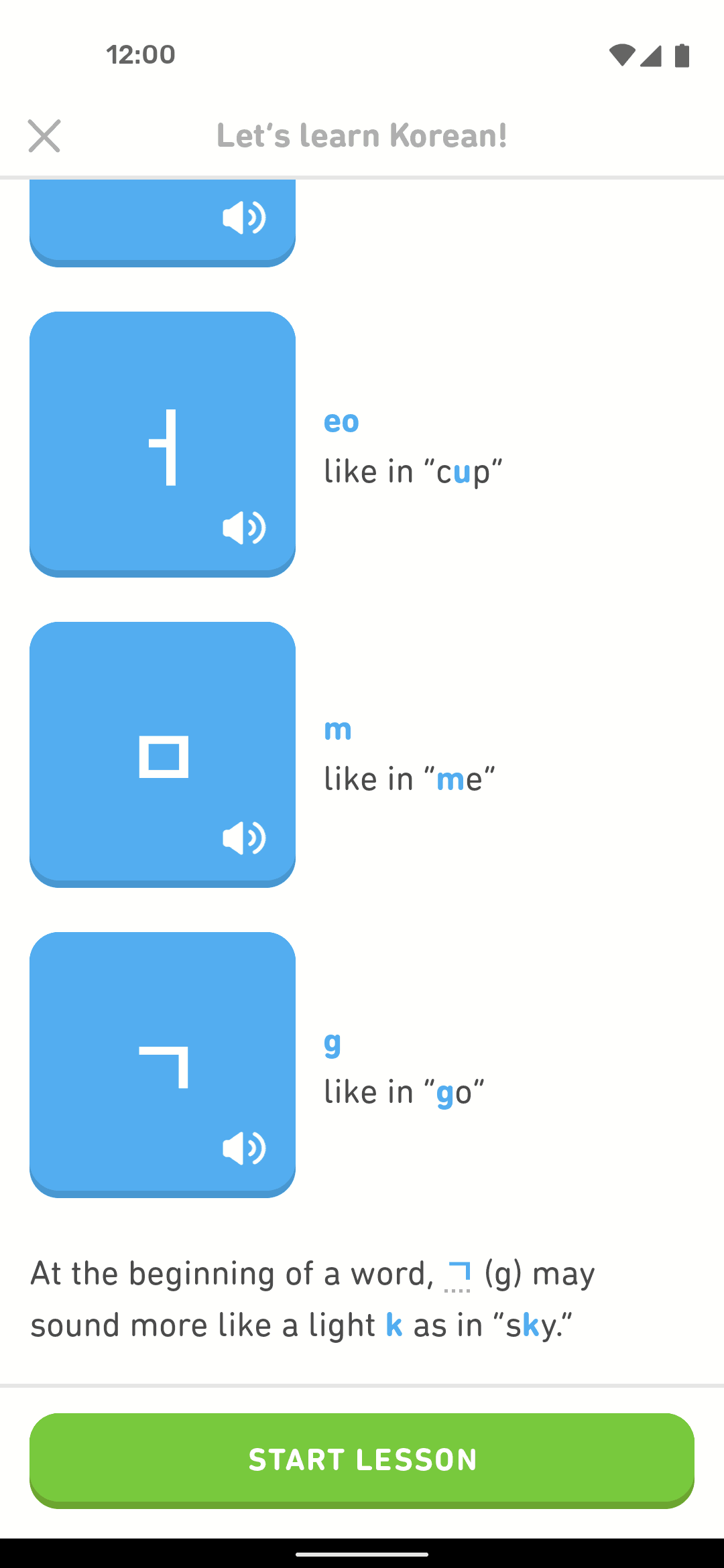 Duolingo Android Education interface screenshot 4