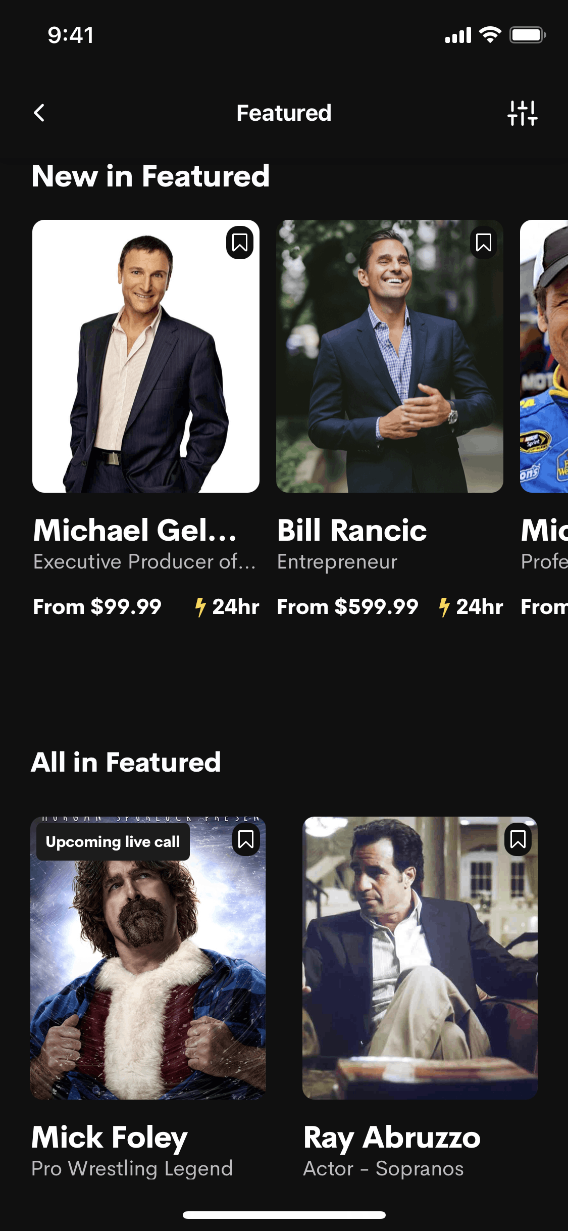 Cameo iOS Photo & Video interface screenshot 3