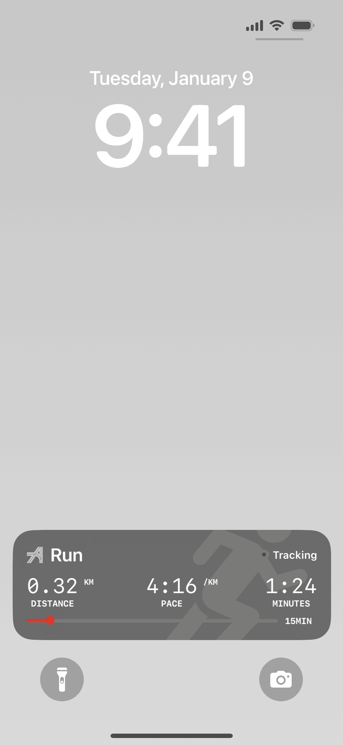 Any Distance iOS Health & Fitness interface screenshot 2