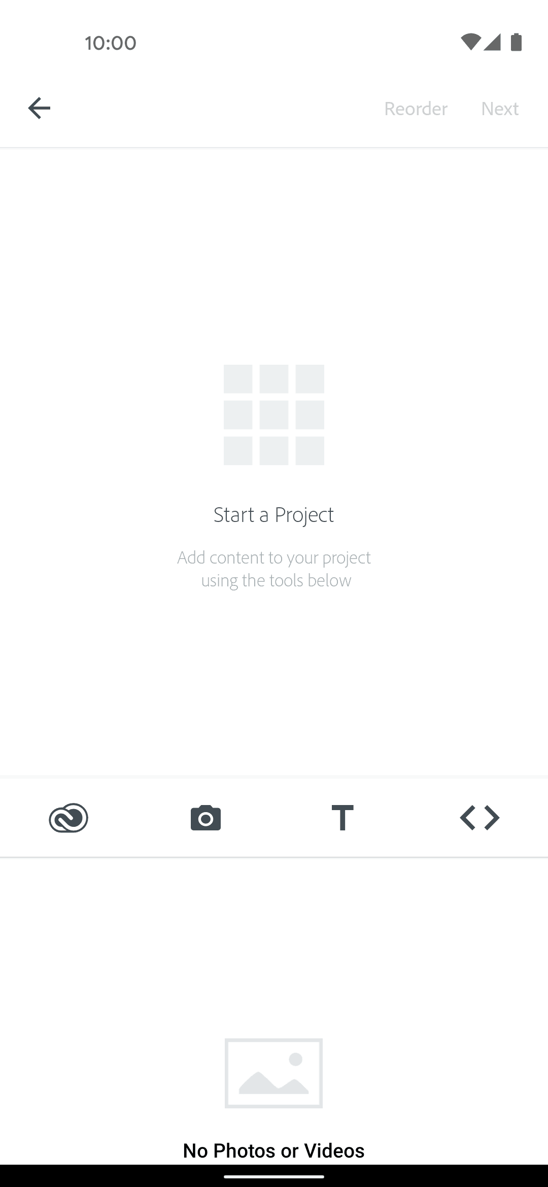 Behance Android Social Networking interface screenshot 13