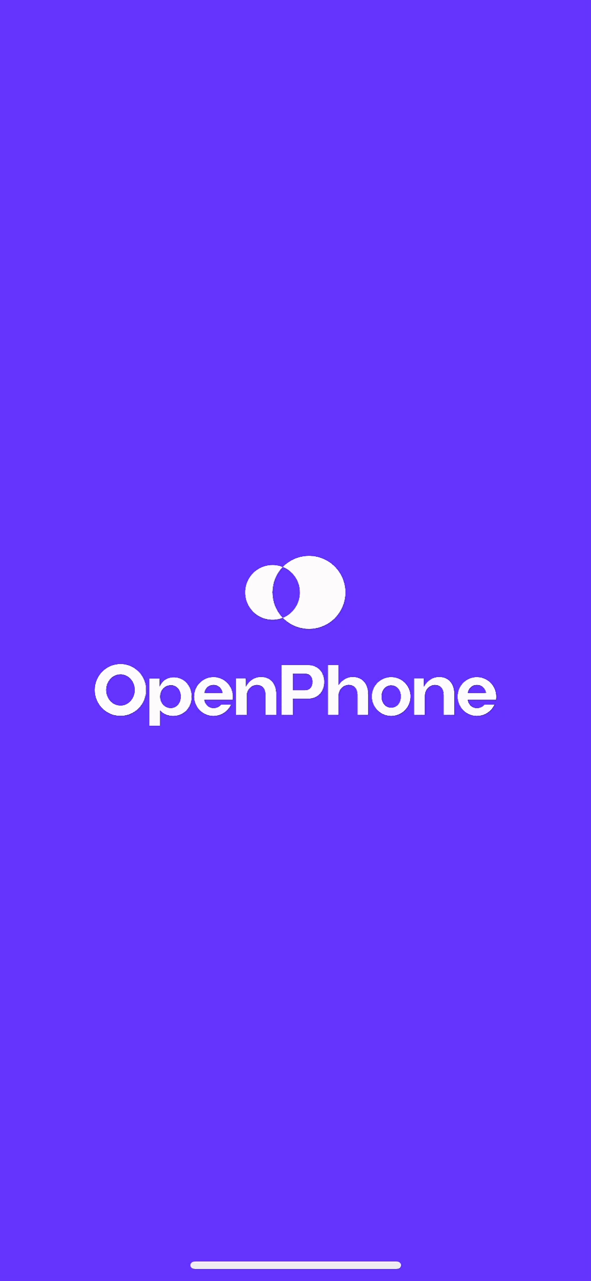 OpenPhone iOS Business interface screenshot 3