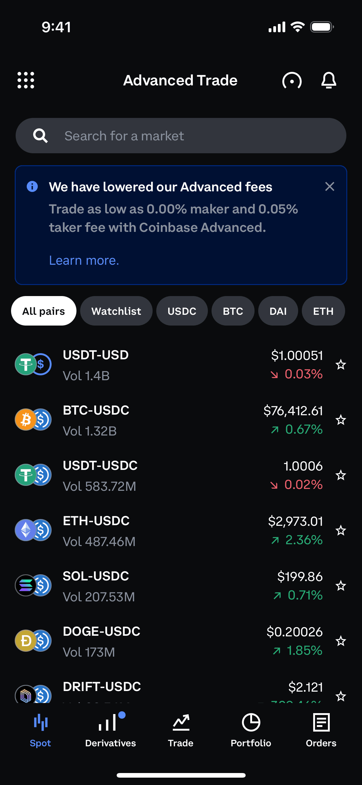 Coinbase iOS Crypto & Web3 interface screenshot 4