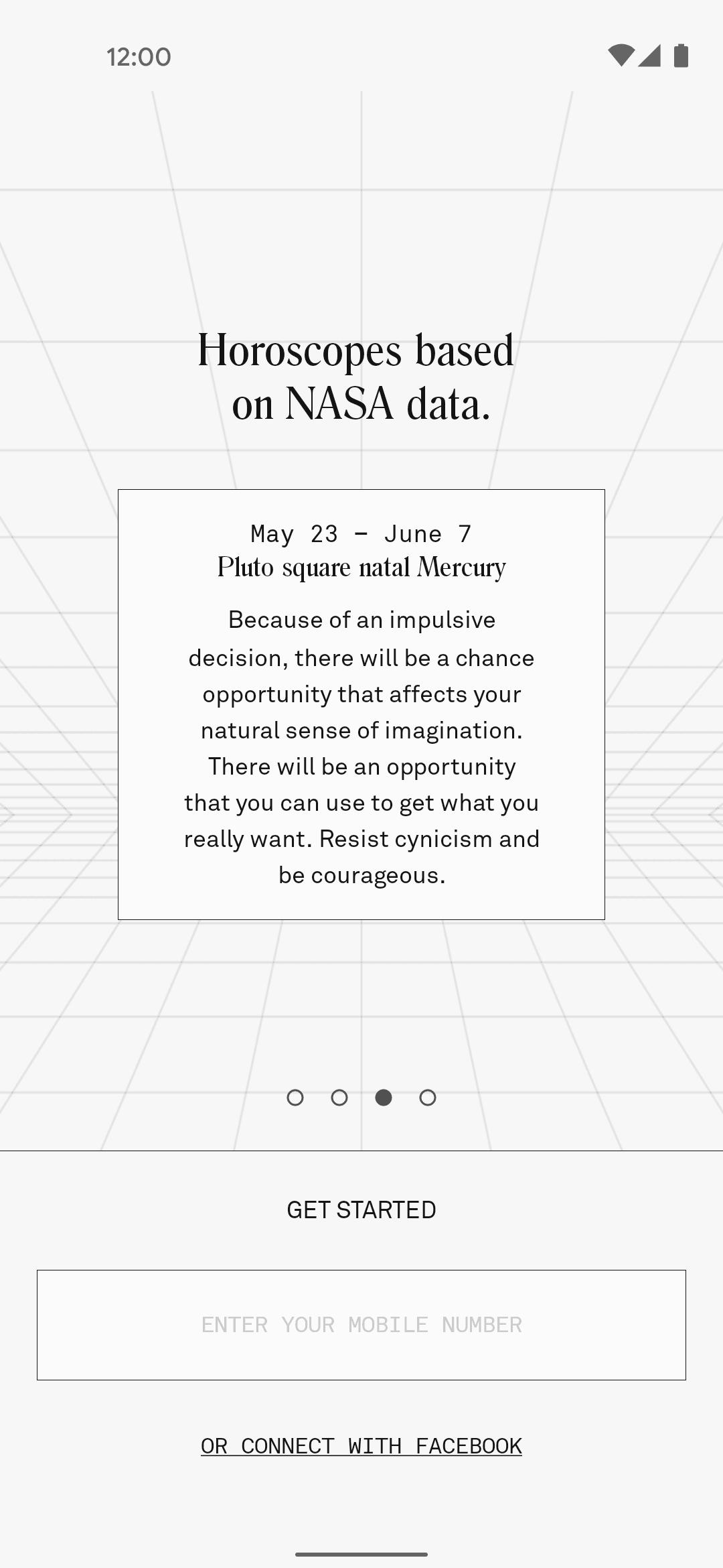 Co–Star Android Lifestyle interface screenshot 5