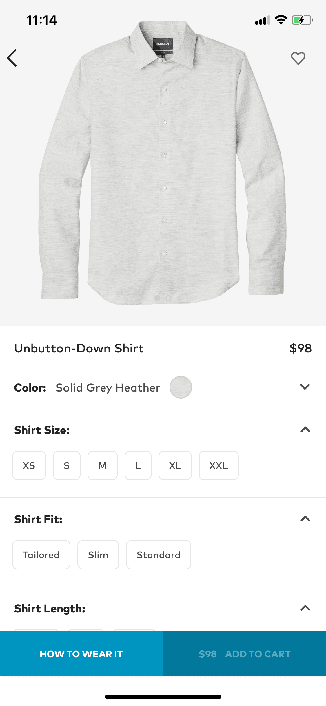 Bonobos iOS Shopping interface screenshot 9