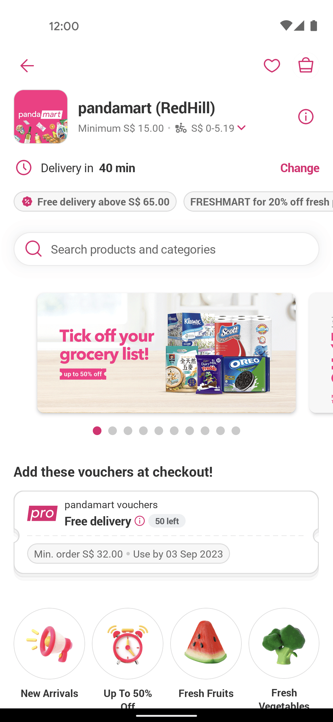 foodpanda Android Food & Drink interface screenshot 12