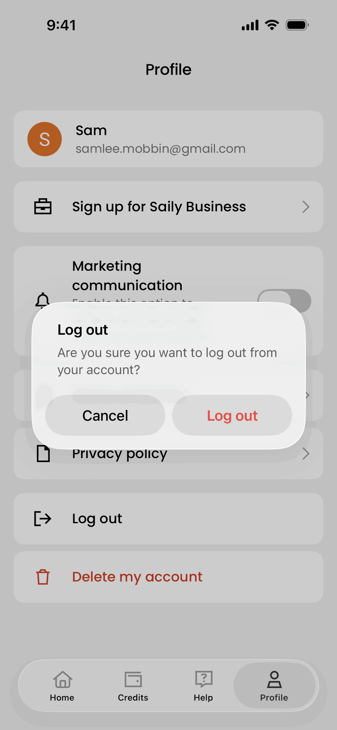 Saily iOS Travel & Transportation interface screenshot 9