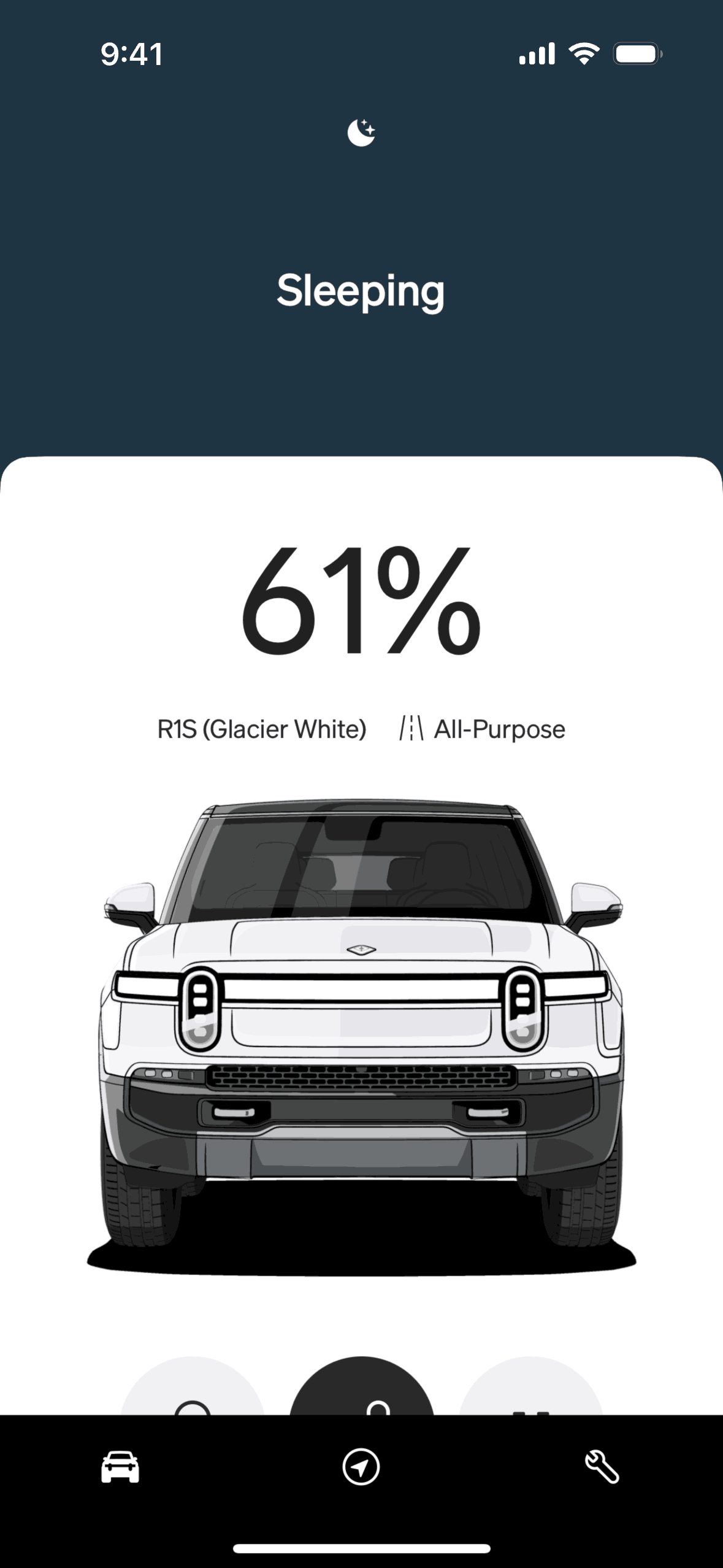 Rivian iOS Travel & Transportation interface screenshot 19