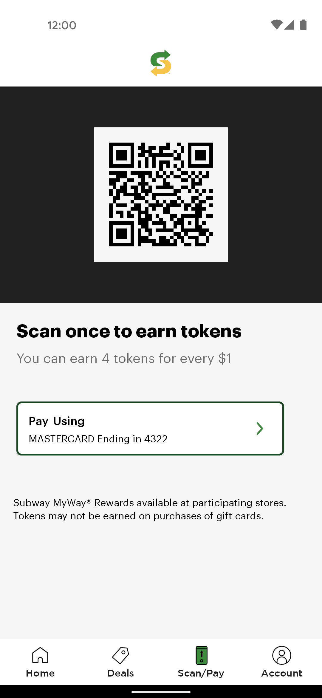 Subway Android Food & Drink interface screenshot 3