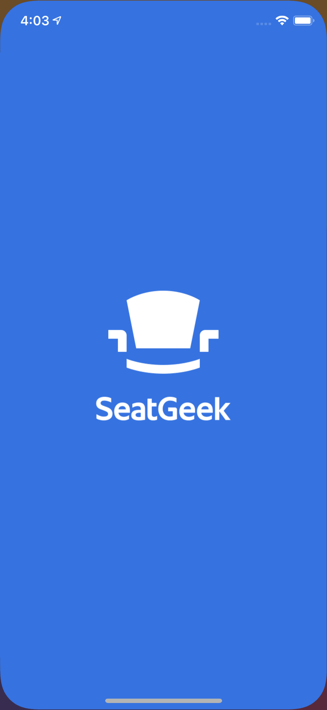 SeatGeek iOS Entertainment interface screenshot 4