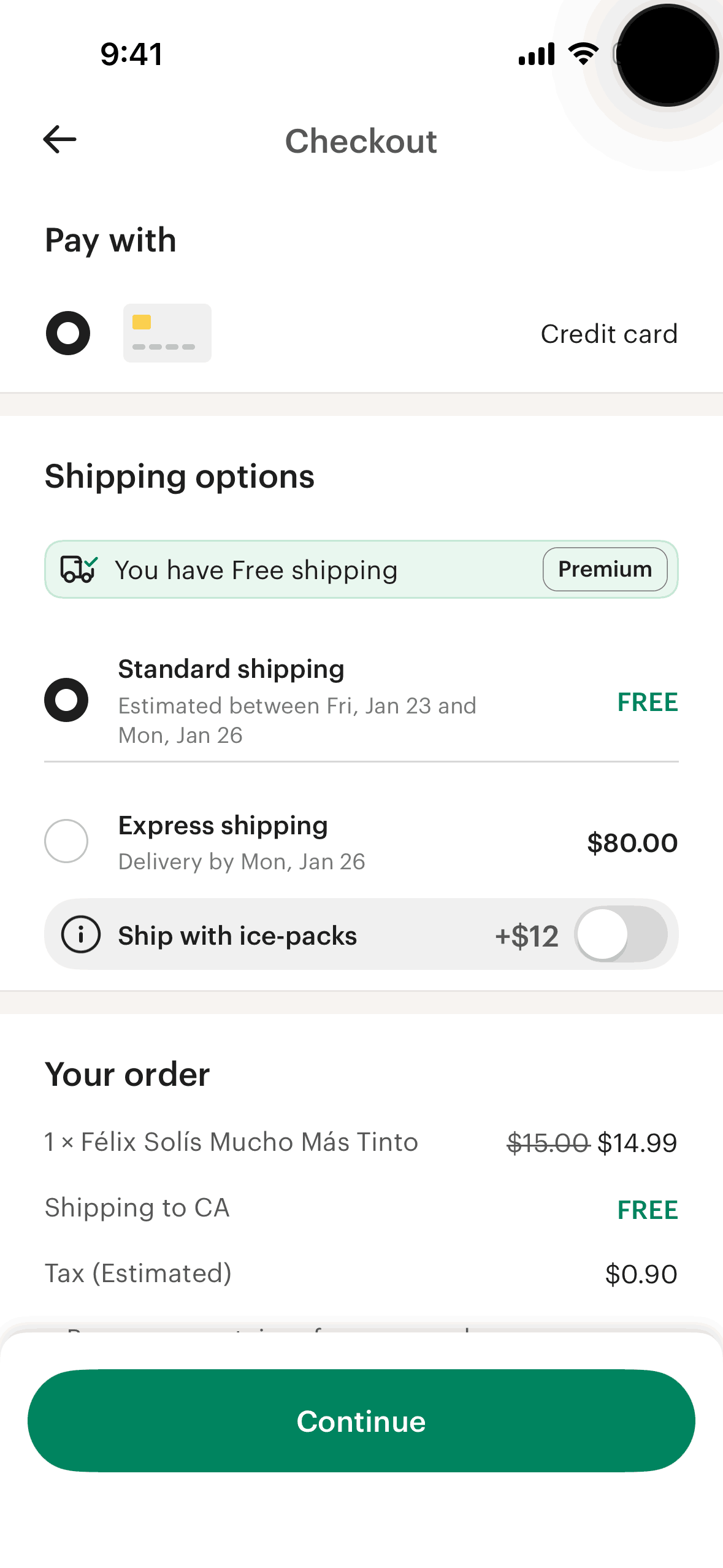 Vivino iOS Shopping interface screenshot 3