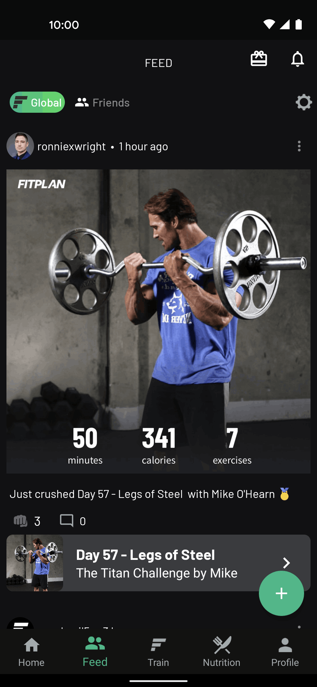 Fitplan Android Health & Fitness interface screenshot 5