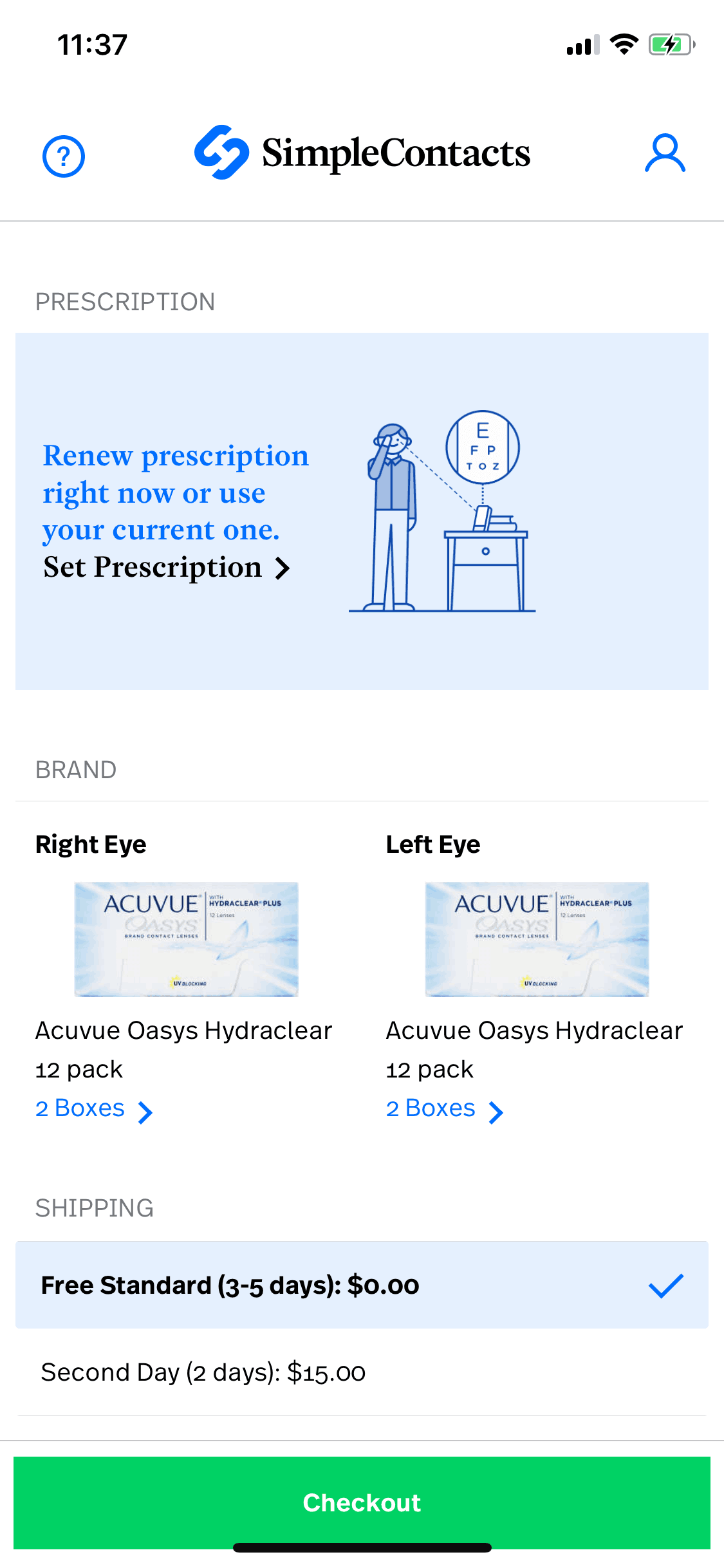Simple Contacts iOS Medical interface screenshot 18