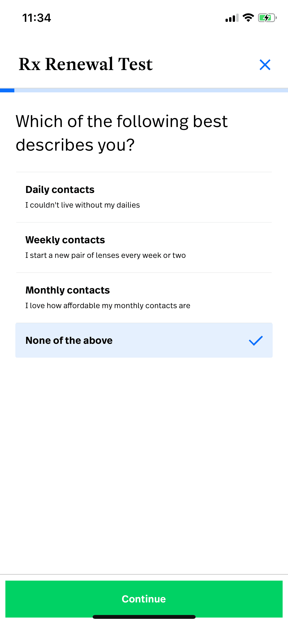 Simple Contacts iOS Medical interface screenshot 3