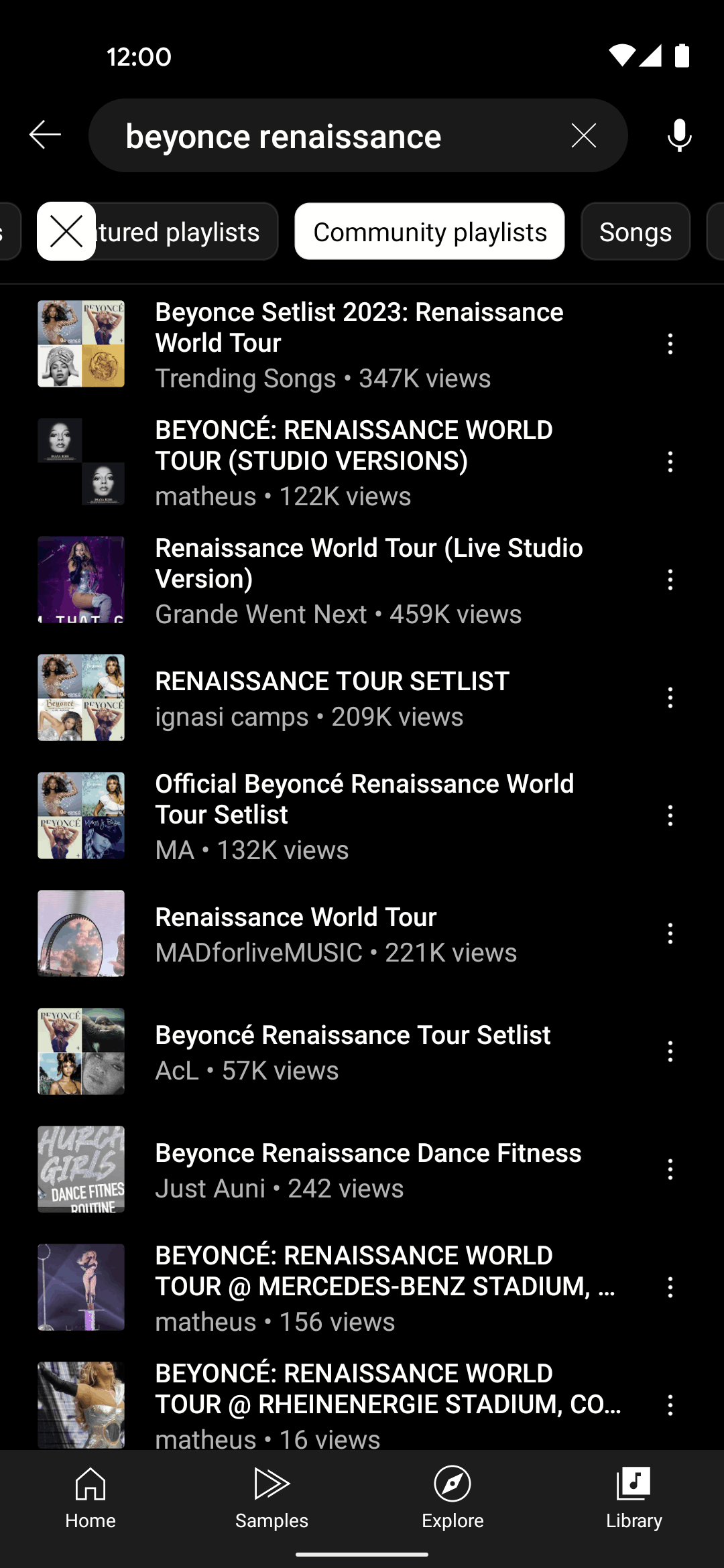YouTube Music Android Music & Audio interface screenshot 5