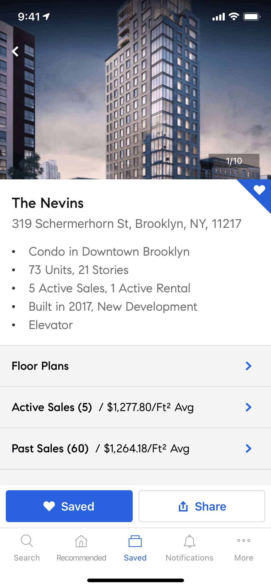Compass iOS Real Estate interface screenshot 17