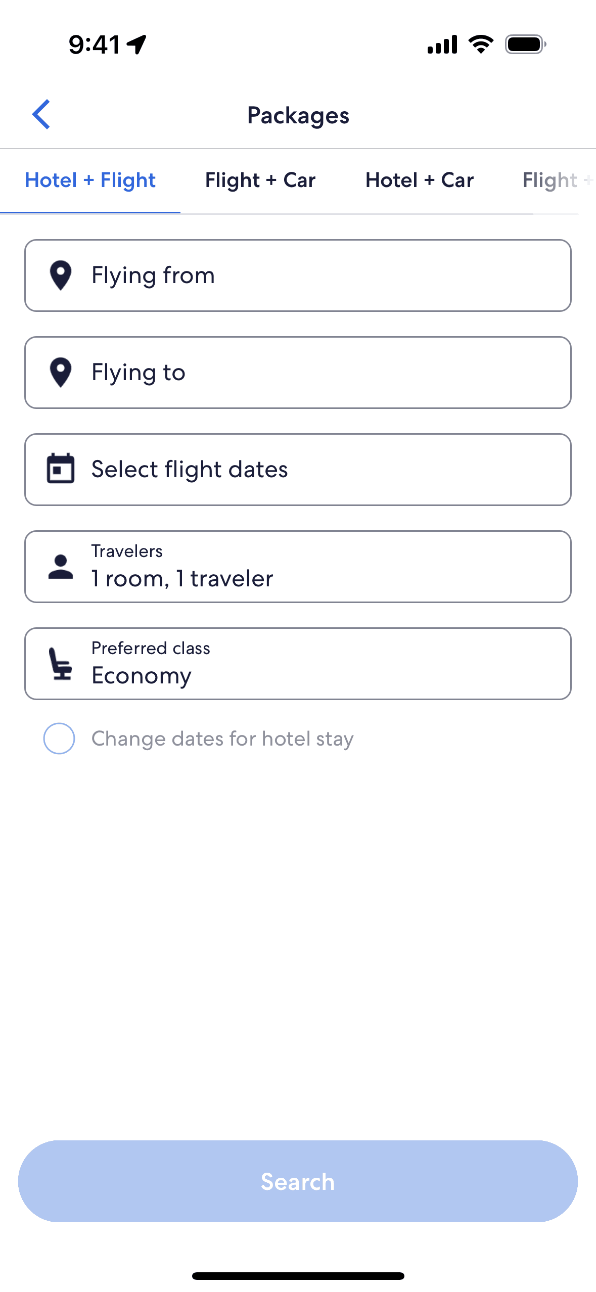 Expedia iOS Travel & Transportation interface screenshot 23