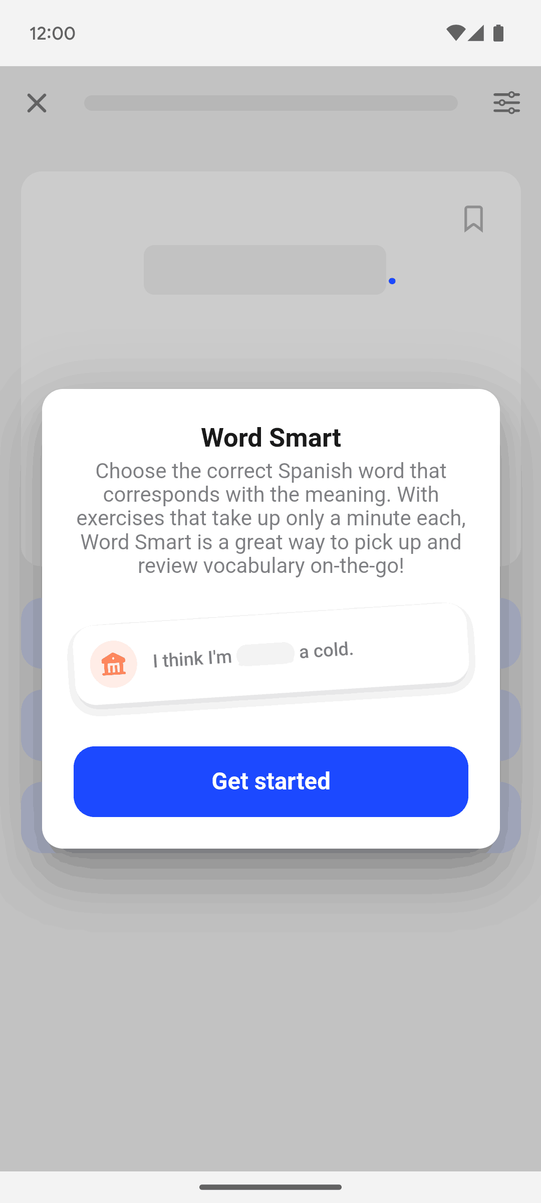 Speak Android Education interface screenshot 12