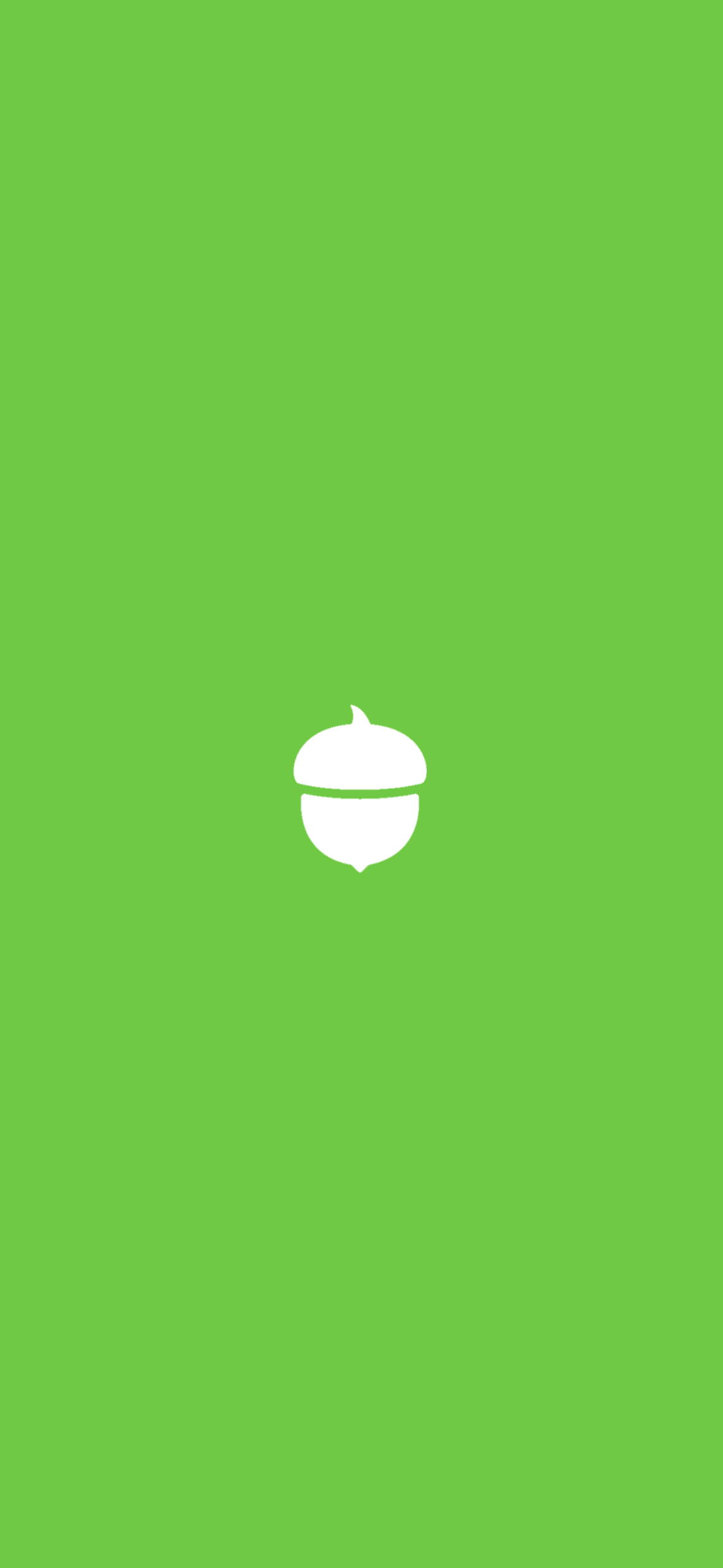 Acorns iOS Finance interface screenshot 1