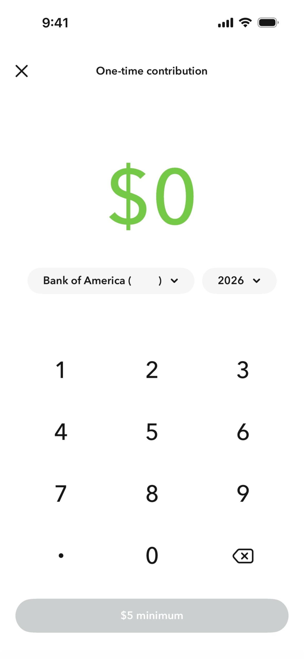 Acorns iOS Finance interface screenshot 10