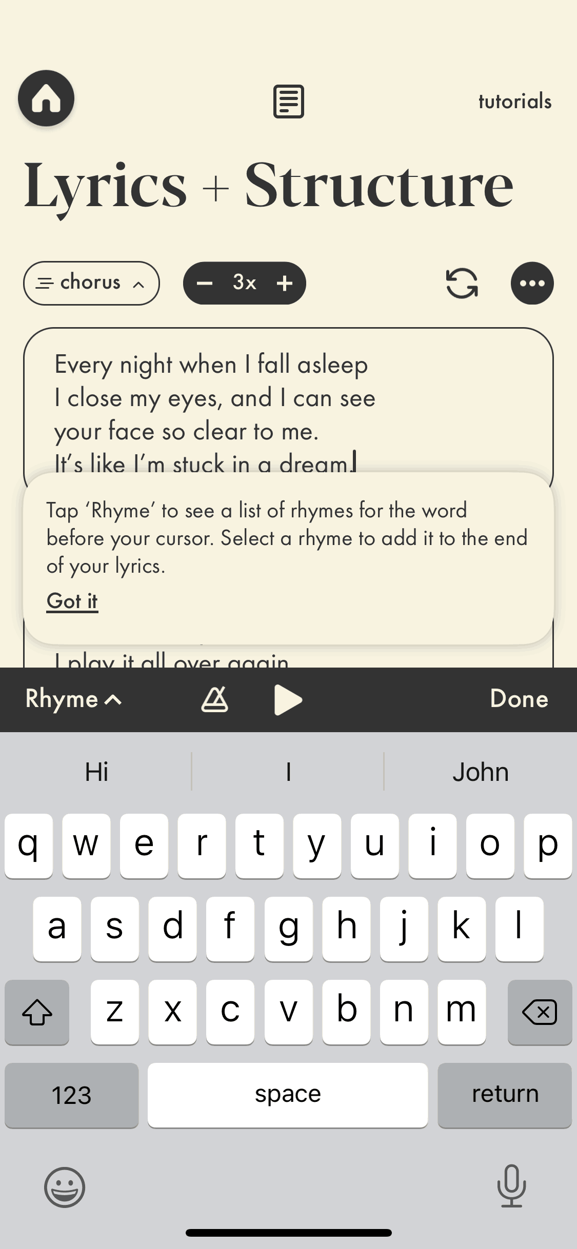 Demo iOS Music & Audio interface screenshot 21