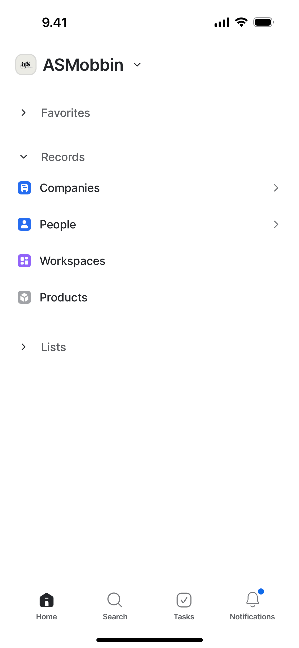Attio iOS Productivity interface screenshot 2
