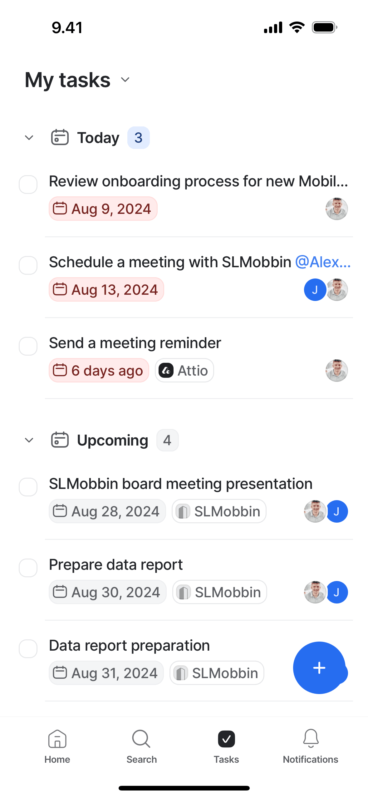 Attio iOS Productivity interface screenshot 4