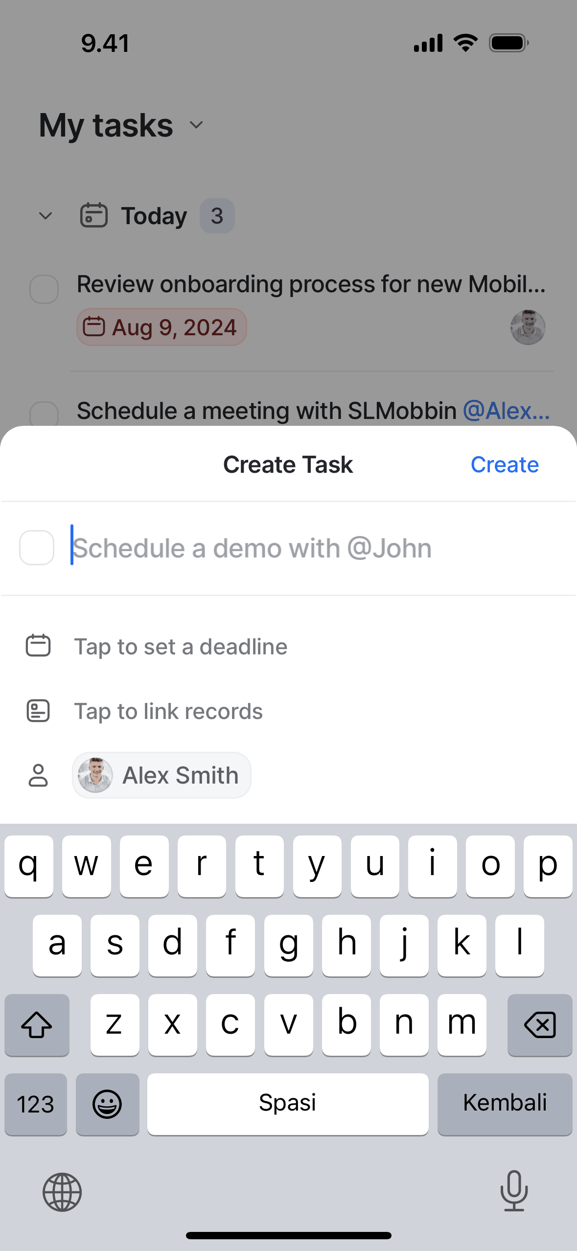 Attio iOS Productivity interface screenshot 15