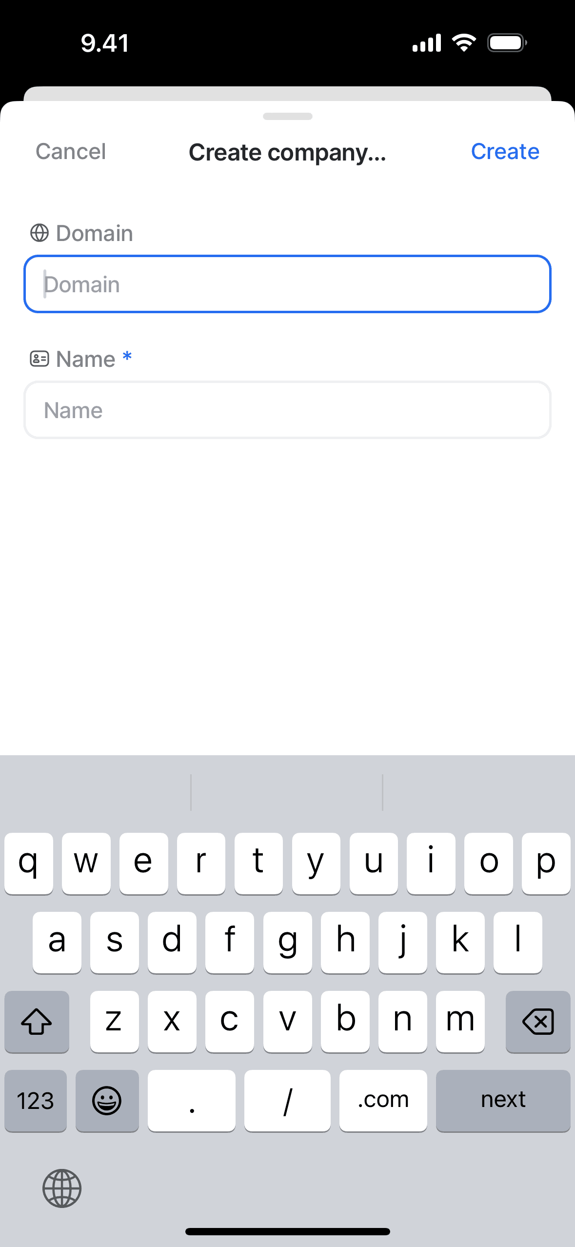 Attio iOS Productivity interface screenshot 24