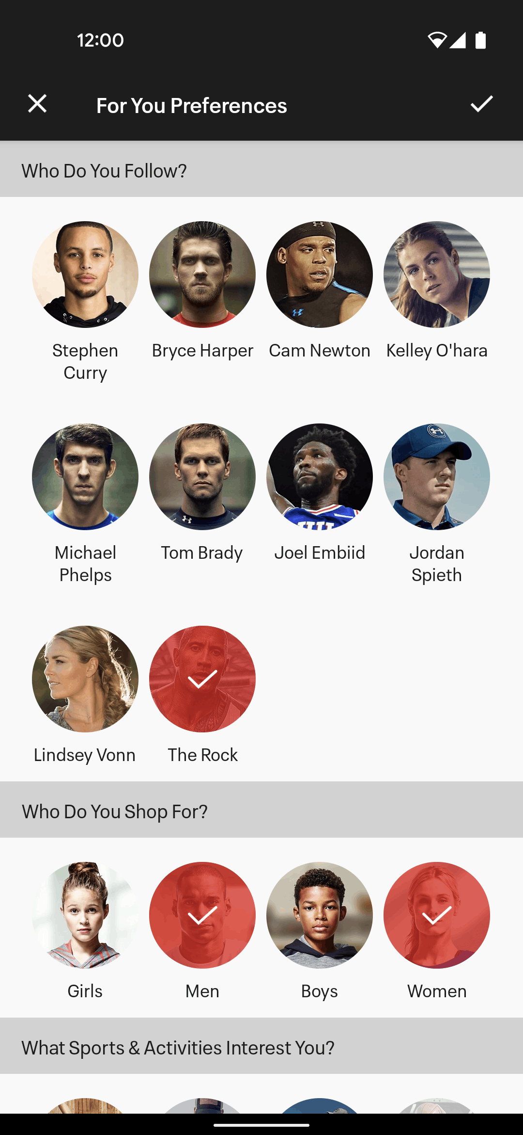 Under Armour Android Shopping interface screenshot 17