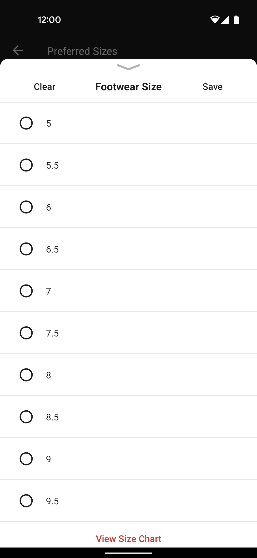 Under Armour Android Shopping interface screenshot 21