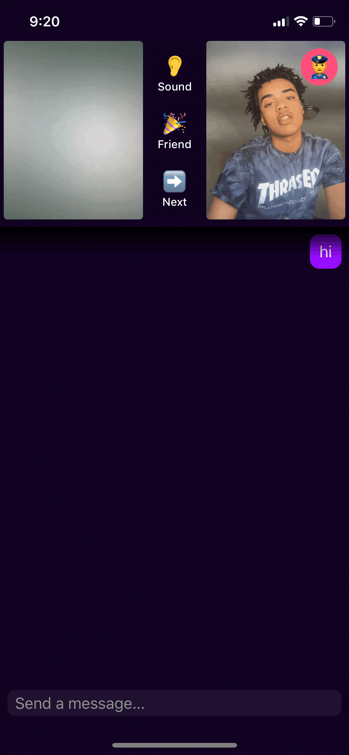 Monkey iOS Social Networking interface screenshot 1
