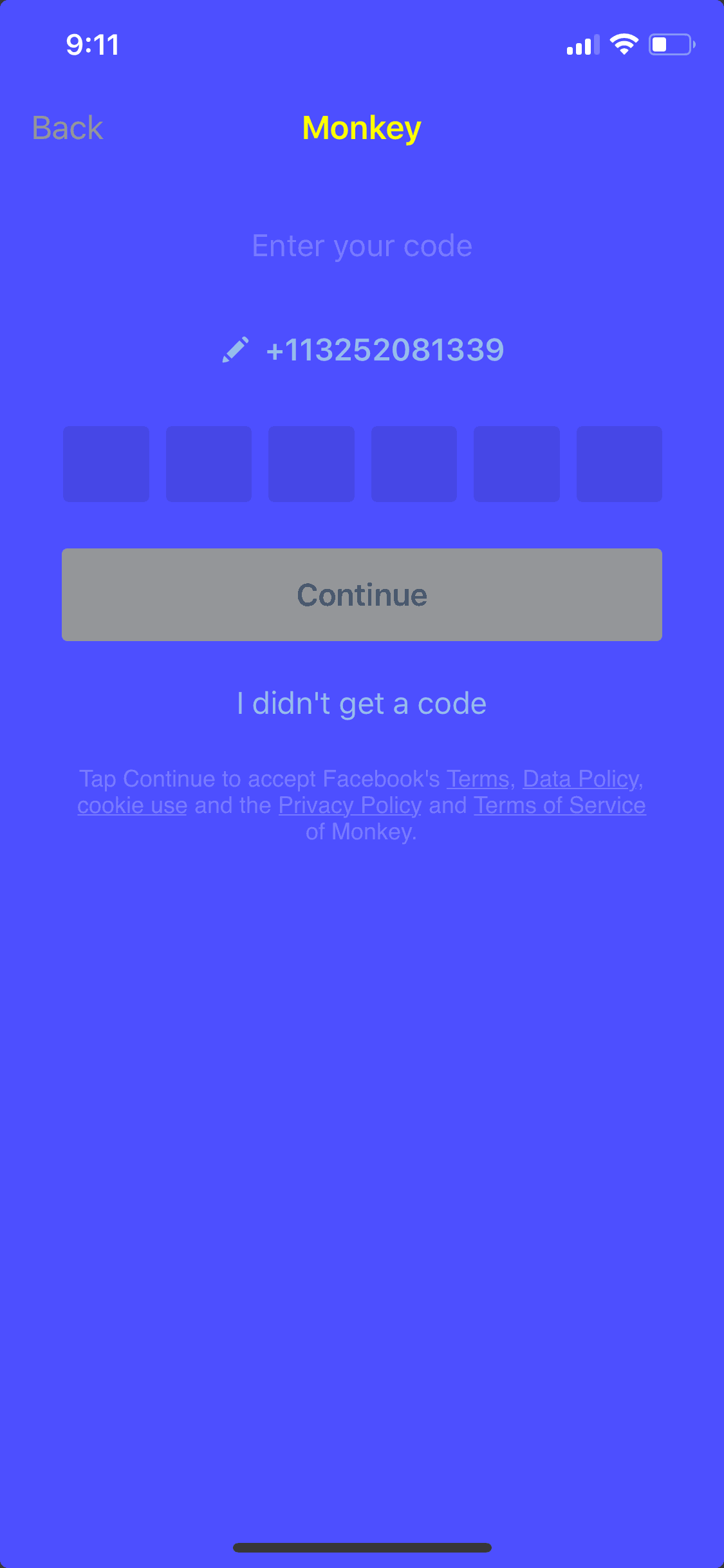 Monkey iOS Social Networking interface screenshot 6