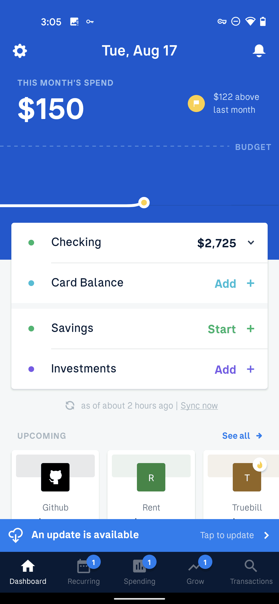 Truebill Android Finance interface screenshot 23