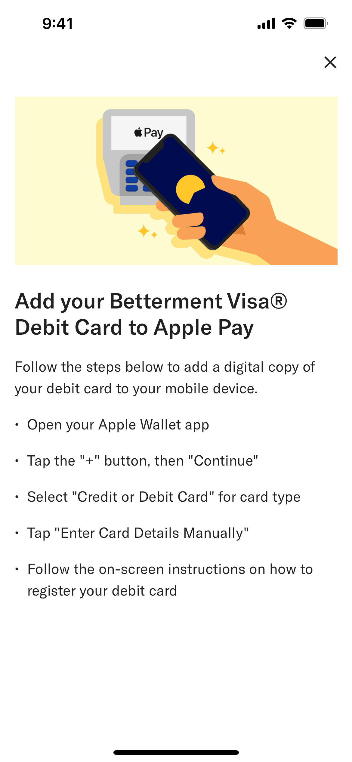 Betterment iOS Finance interface screenshot 10