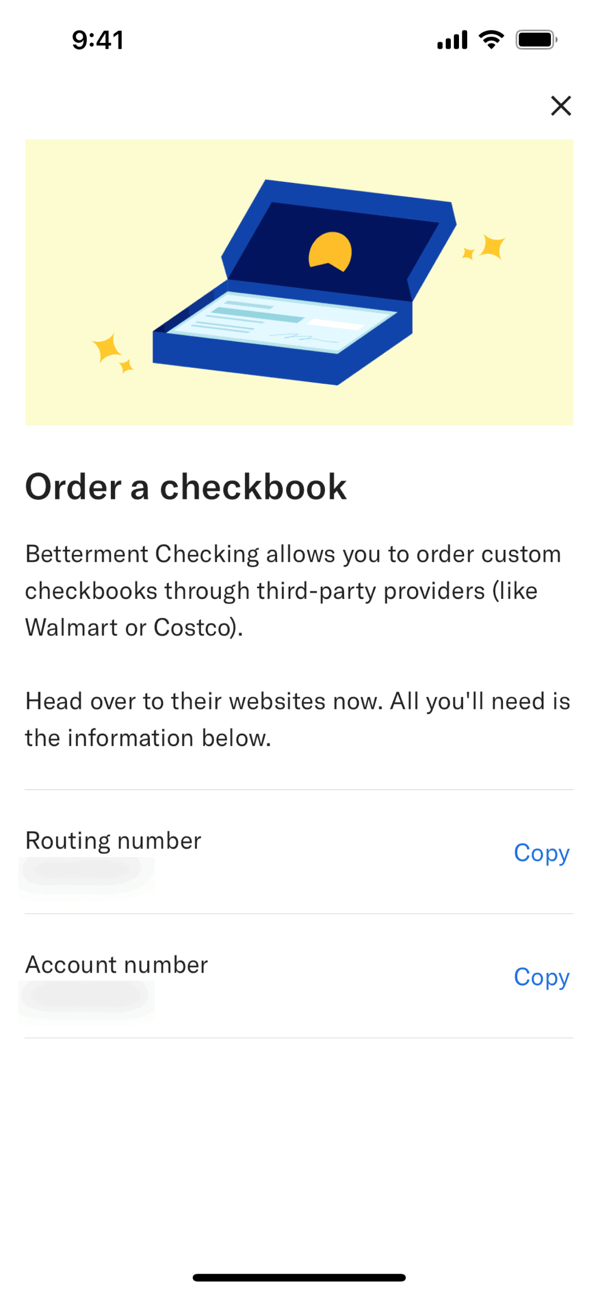 Betterment iOS Finance interface screenshot 13