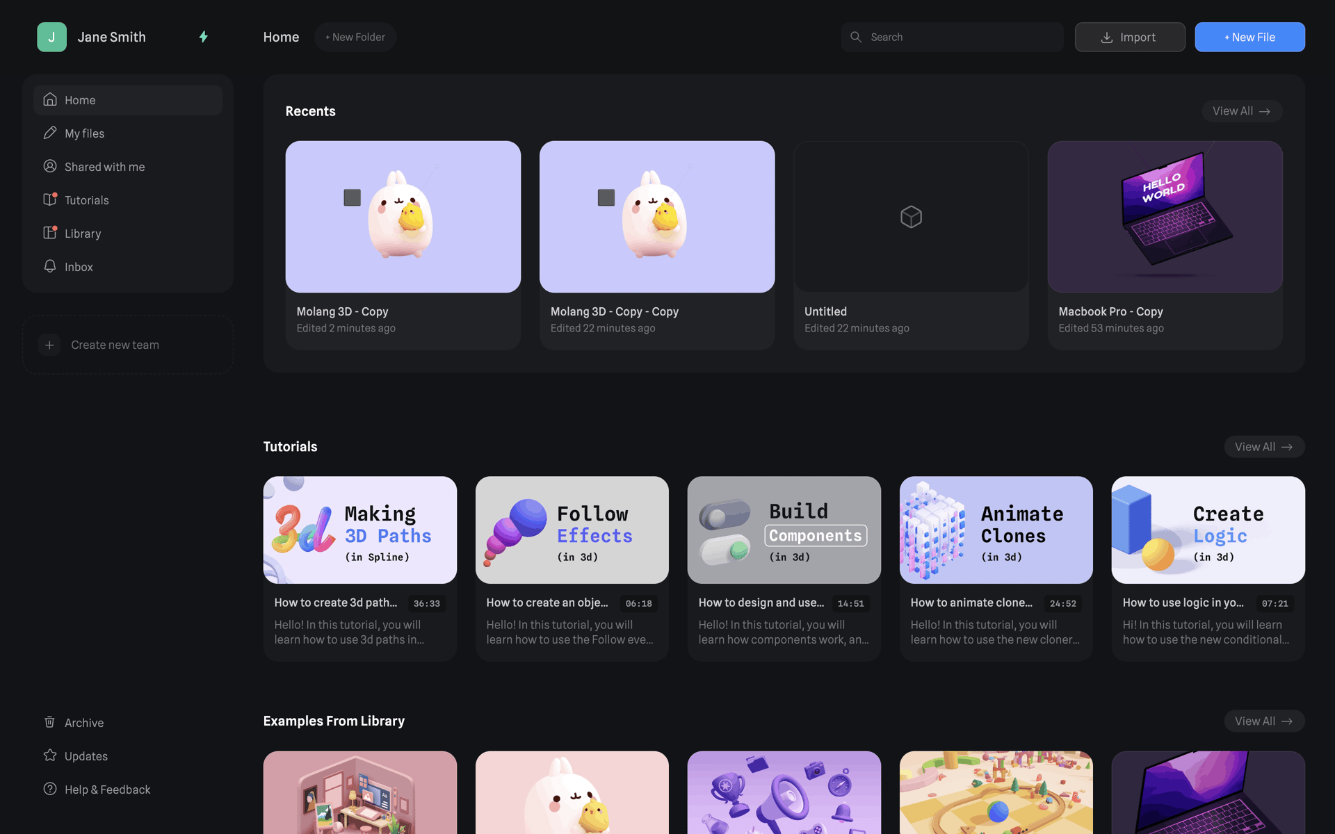 Spline Web Graphics & Design interface screenshot 1