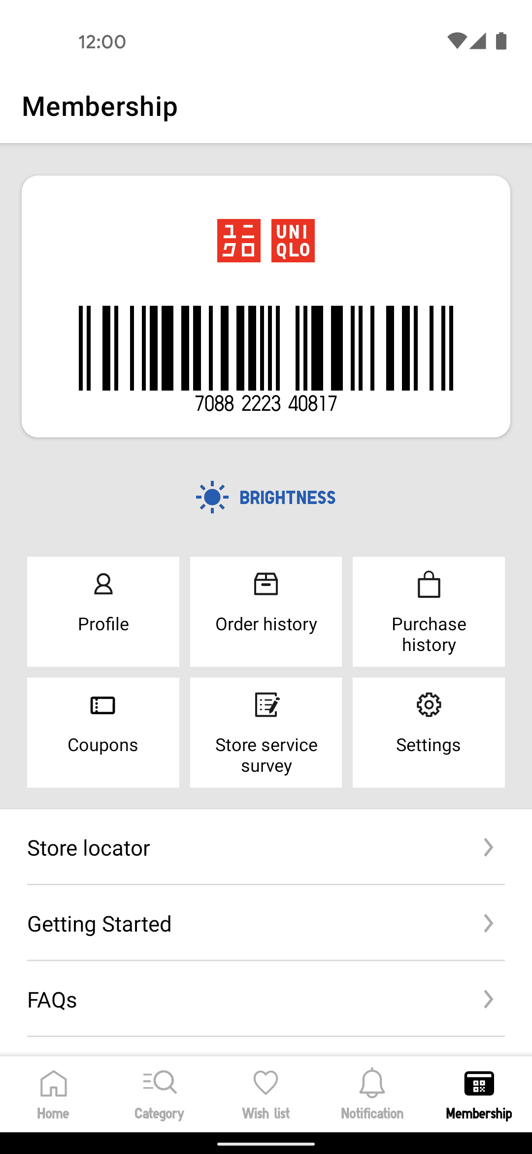 UNIQLO Android Shopping interface screenshot 11