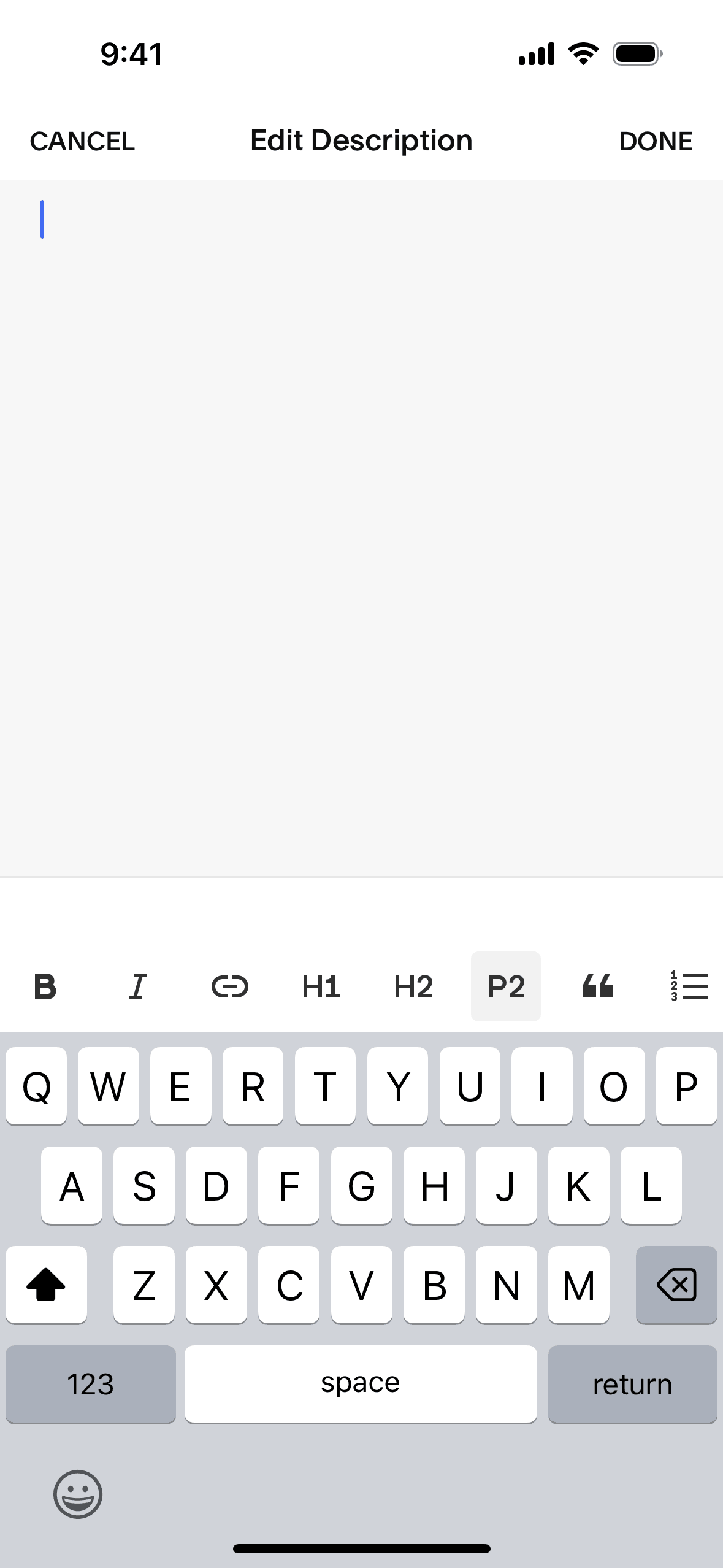 Squarespace iOS Business interface screenshot 17