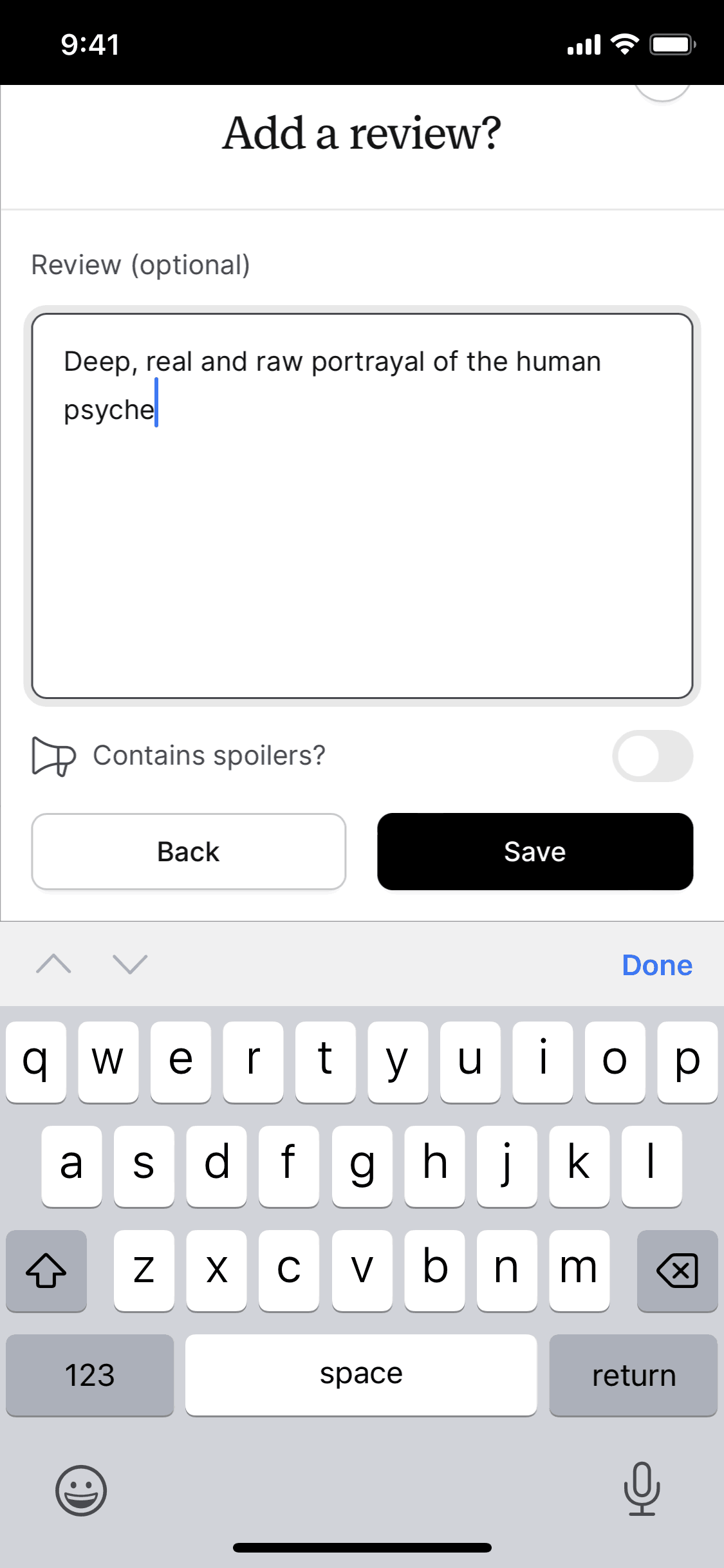 Oku iOS Reference interface screenshot 24