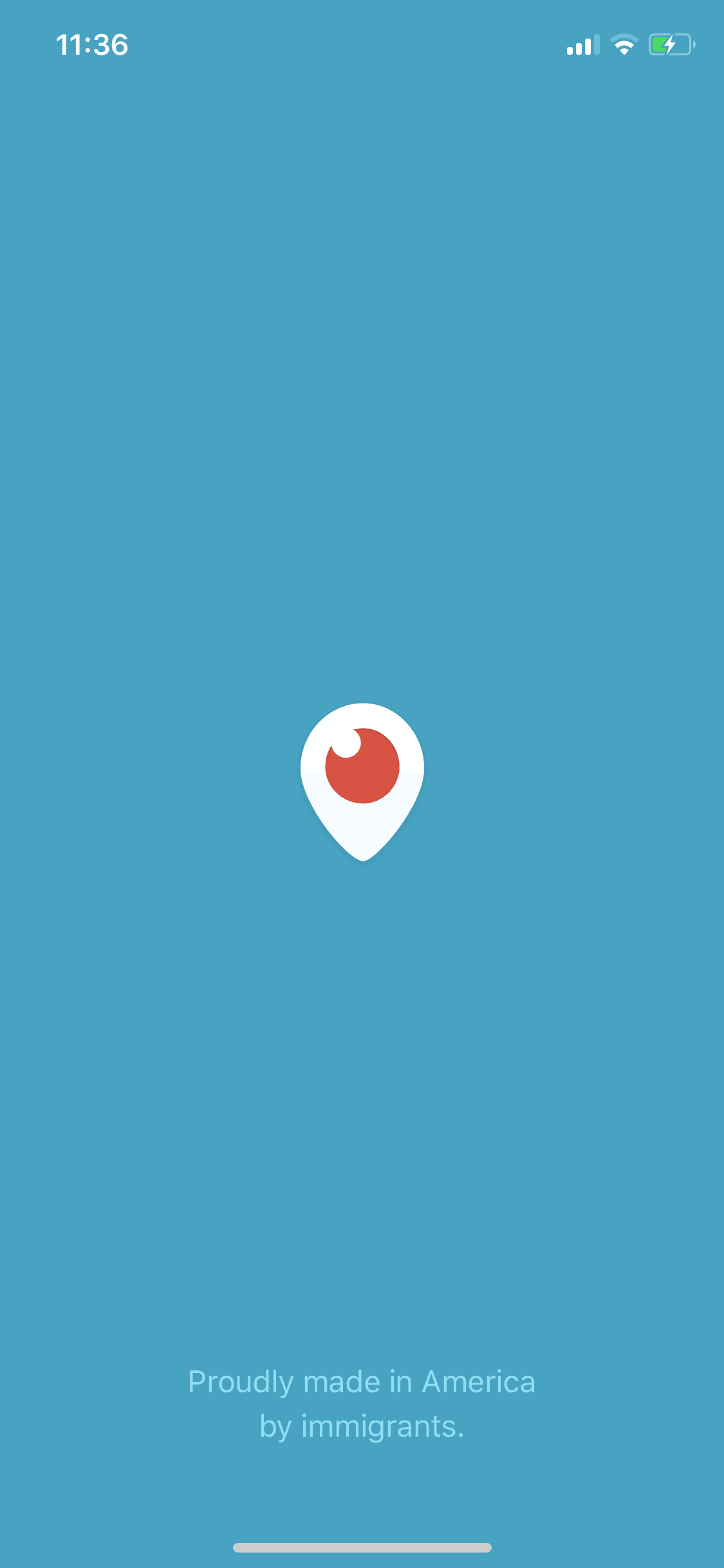 Periscope iOS Social Networking interface screenshot 1