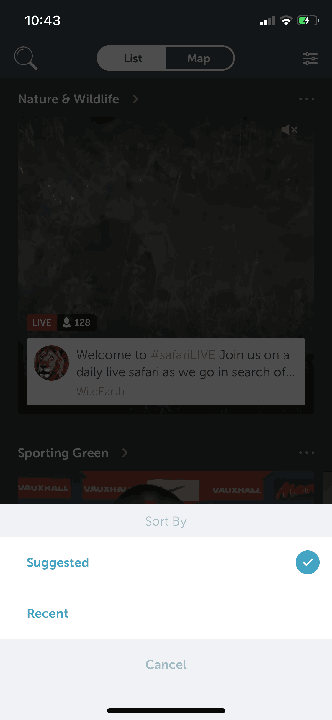 Periscope iOS Social Networking interface screenshot 15