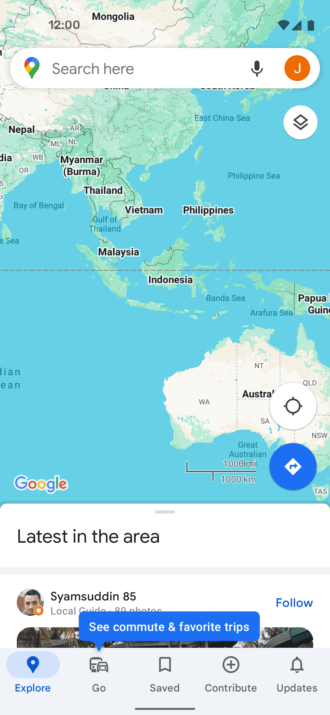 Google Maps Android Maps & Navigation interface screenshot 4