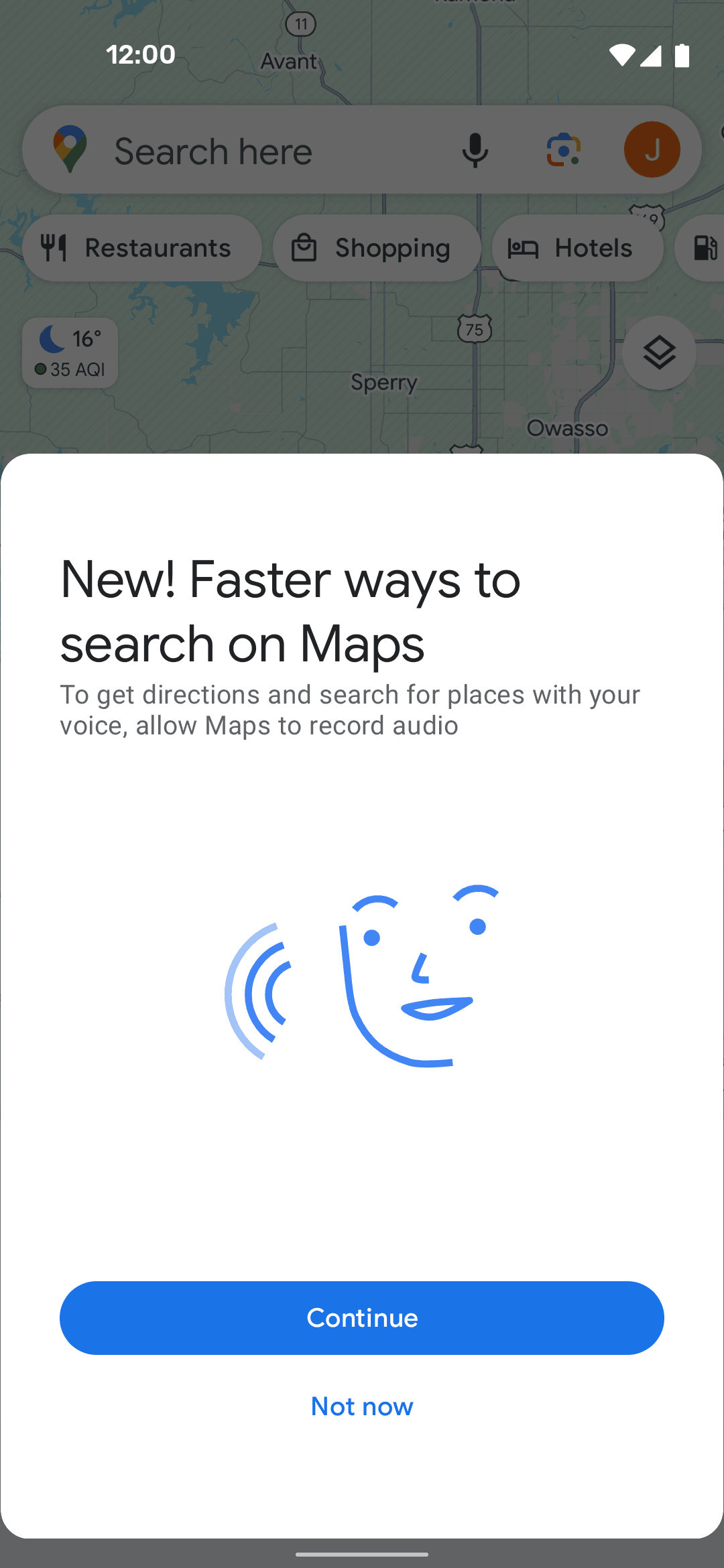 Google Maps Android Maps & Navigation interface screenshot 10